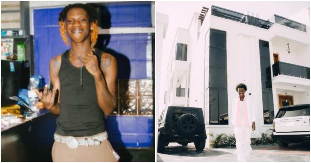 Singer Seyi Vibez and his house Singer Seyi Vibez and his house