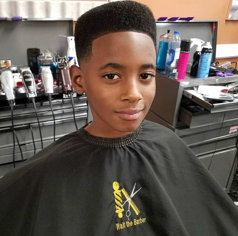 Flat top haircut Flat top haircut