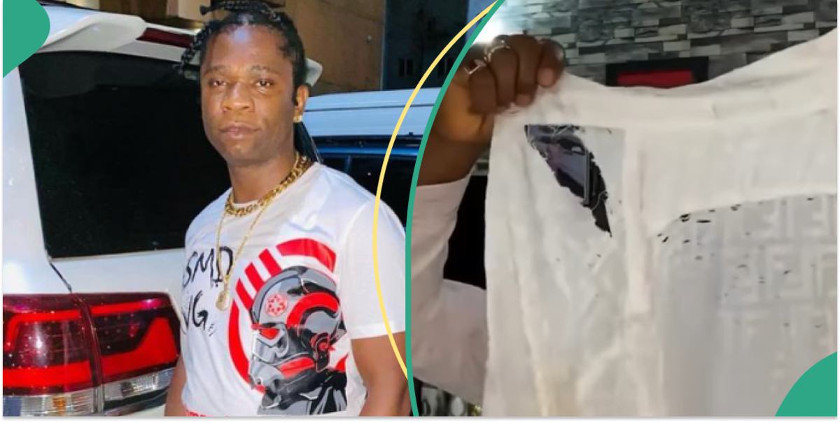 Speed Darlington makes shocking revelation over what a beach company did his special shirt for wife hunt (video)