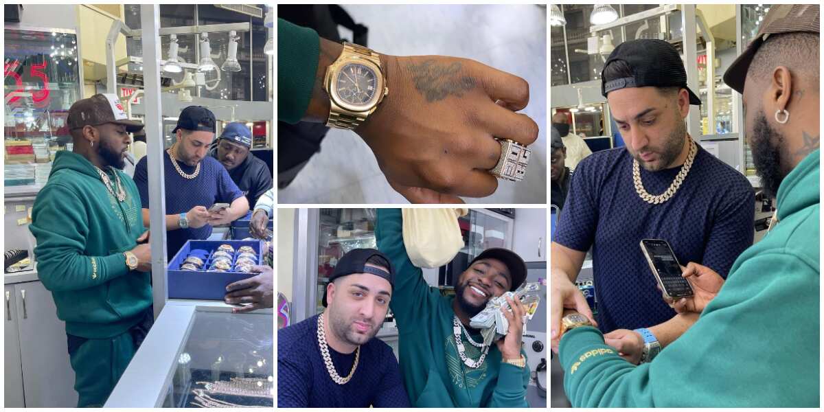 Davido patek sale philippe watch