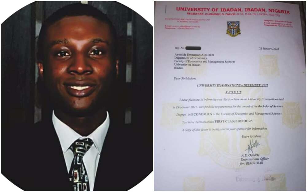 Ayomide Adedeji bags first class in Economics from the University of Ibadan