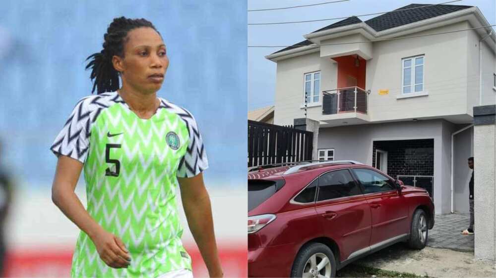 Onome Ebi, Super Falcons defender, opens new mansion in Lagos