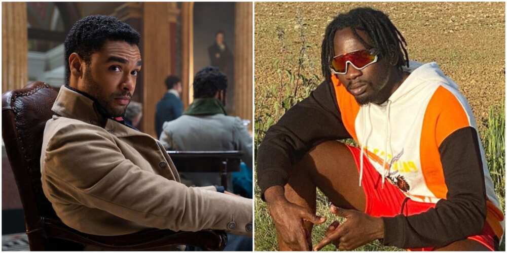 Singer Mr Eazi takes a swipe at handsome Bridgerton actor Regé-Jean Page