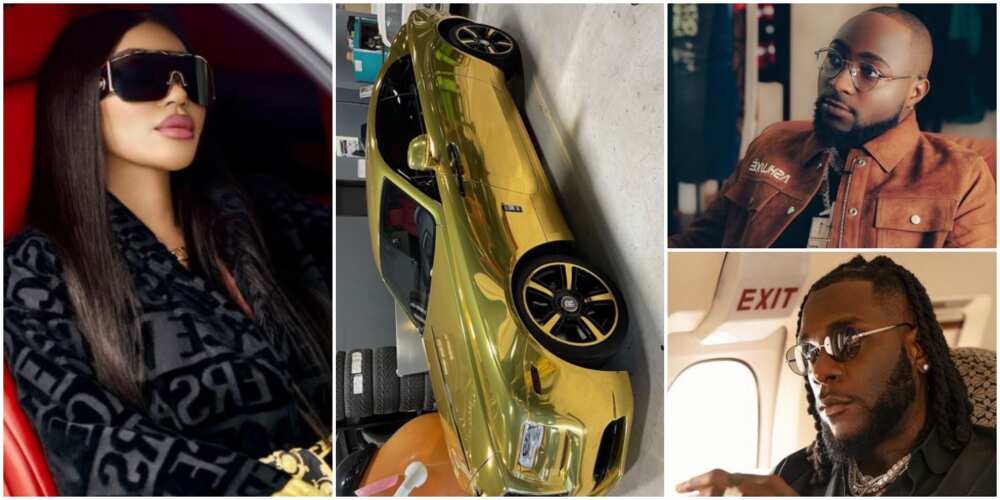 They Are My Sons: Singer Dencia Shades Davido, Burna Boy, As She Flaunts Her 3rd Rolls Royce