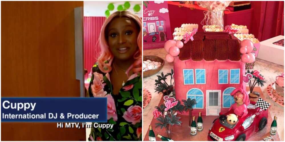 DJ Cuppy's pink penthouse, MTV Cribs.