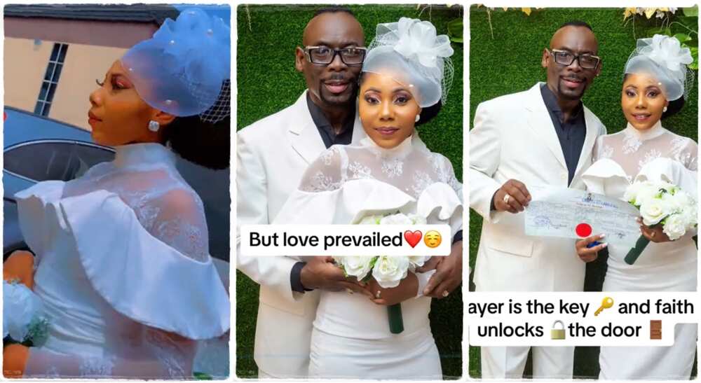 Photos of a Nigerian lady who married an American man.