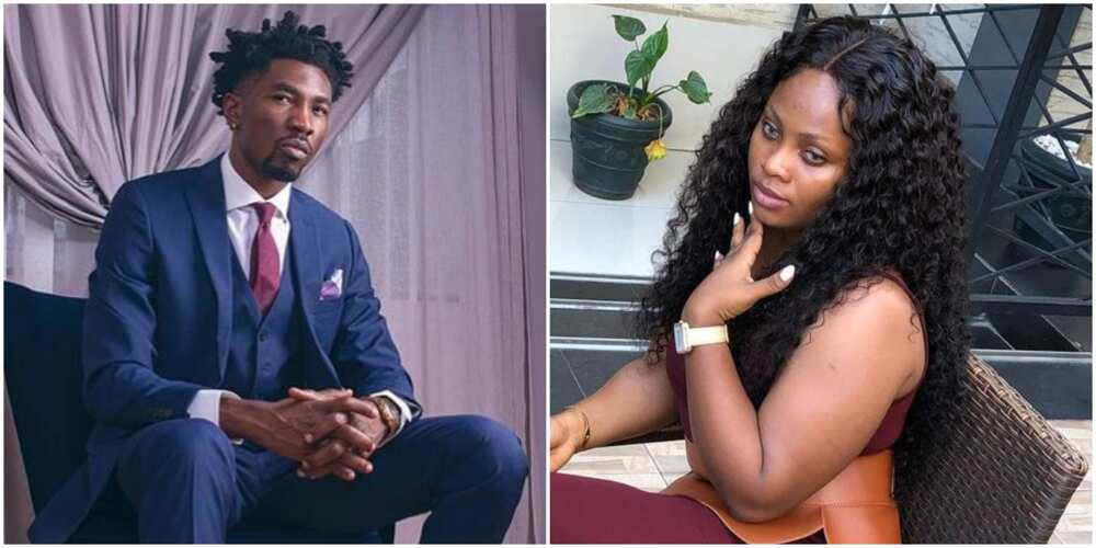 BBNaija's Boma apologizes to Tega's husband, family.