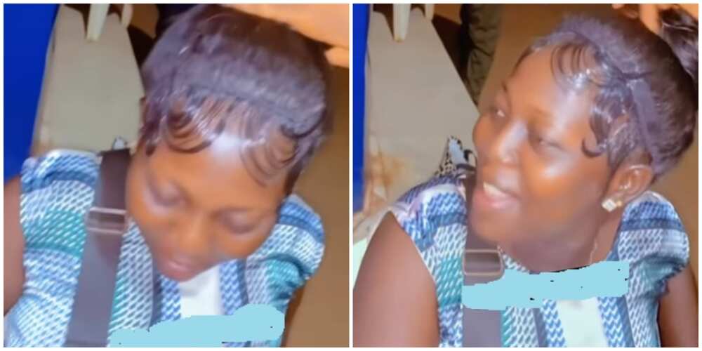 Photos of woman with laid baby hair