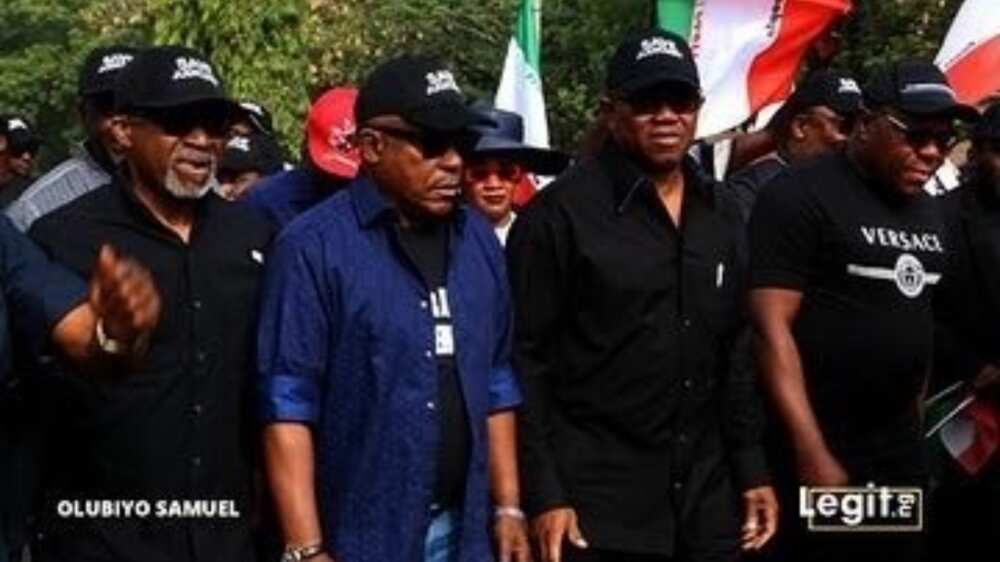 Yanzu yanzu: PDP ta fara gagarumin zanga-zanga a Abuja