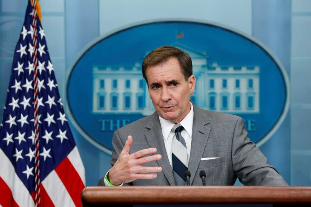 White House national security spokesman John Kirby says the US is not pressuring Ukraine to negotiate with Russia to end the war