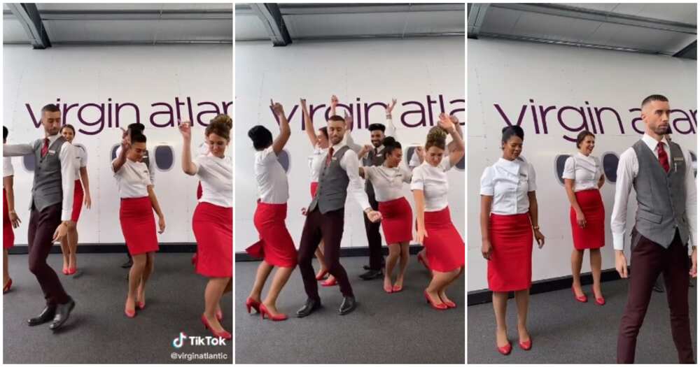 Airline staff dance to Sugarcane song mix, Virgin Atlantic, Camidoh