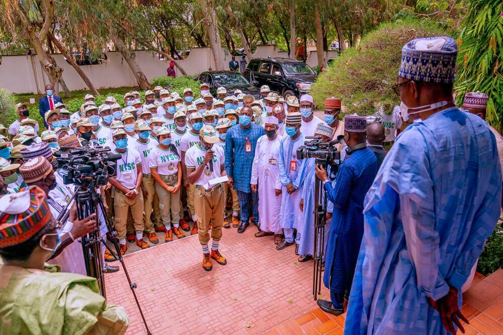 Muhammadu Buhari, NYSC, youth empowerment in Nigeria