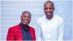 Joy as Pastor Kumuyi of Deeper Life Church adopts renowned music minister, Dunsin Oyekan as son