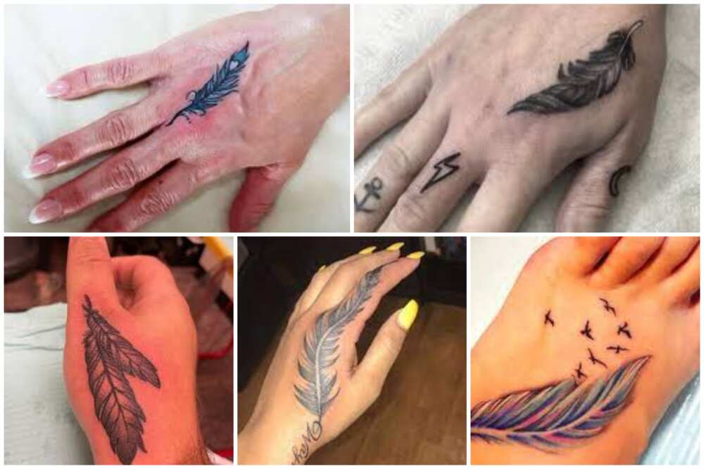 female cute hand tattoos