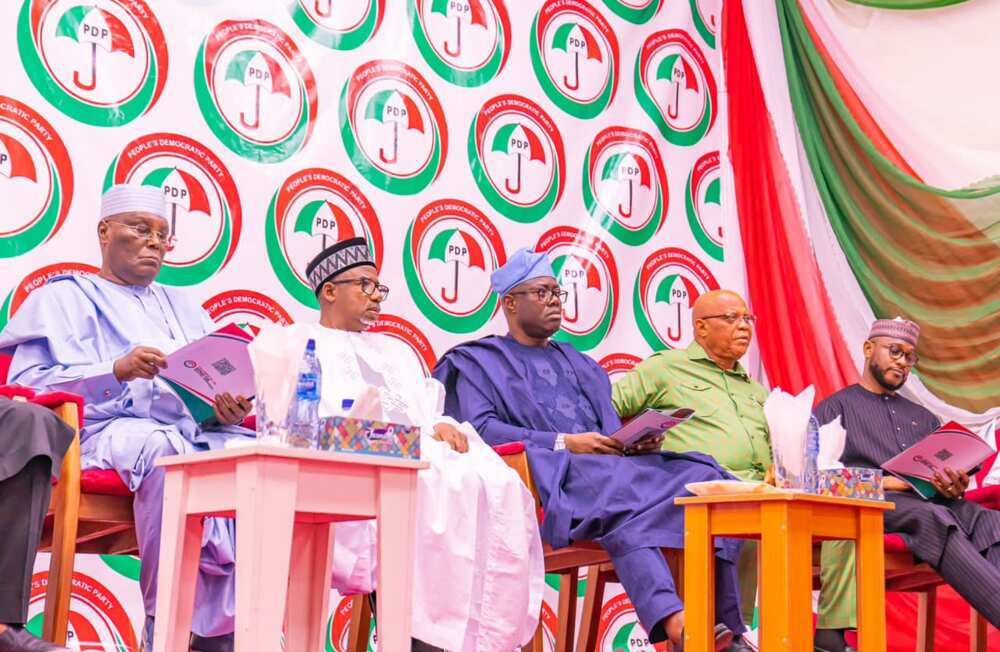 PDP Leaders/Seyi Makinde/Atiku Abubakar/Bala Mohammed/Siminalayi Fubara