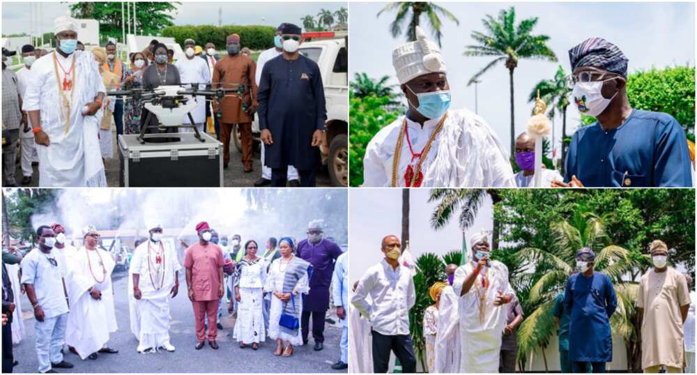 The government urged governors to help the people survive through viable programmes. Photo source: LinkedIn/Ooni of Ife