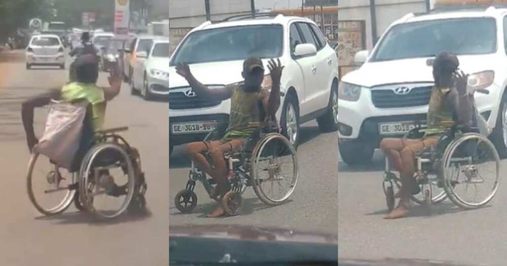Disabled man directing traffic goes viral