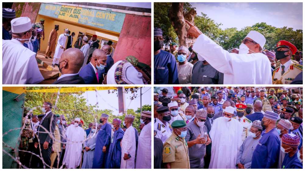 President Muhammadu Buhari, Kuje prison President Muhammadu Buhari, Kuje prison