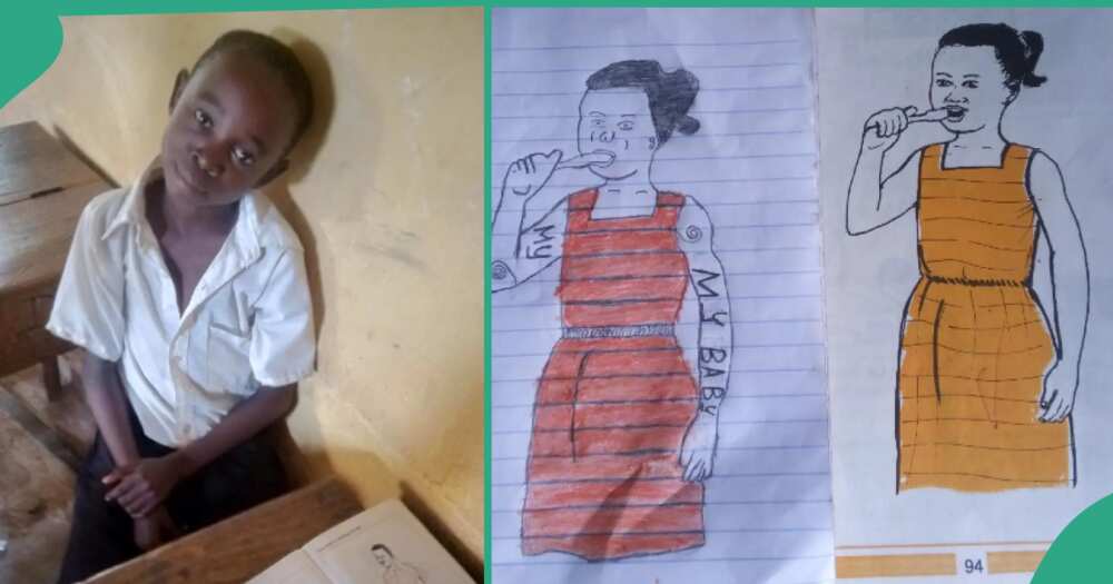 NYSC member shares artwork made by her student.