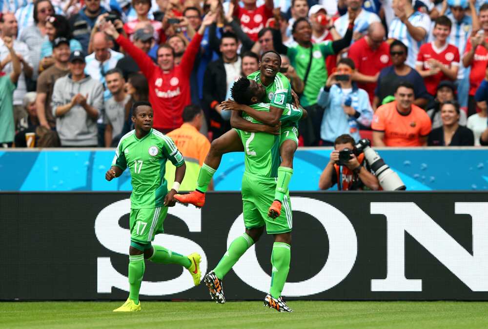 Joseph Yobo and Ahmed Musa