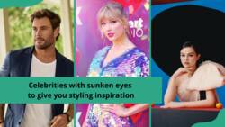 33 celebrities with sunken eyes to give you styling inspiration