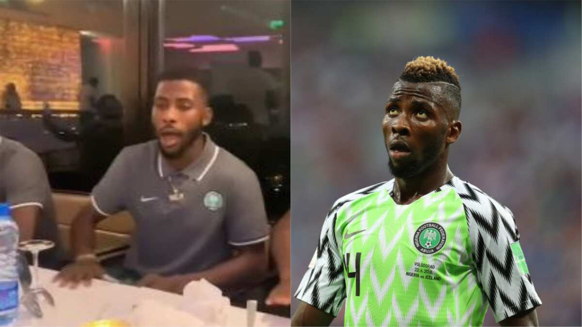 Stunning video of Iheanacho leading Super Eagles in praise and worship after win over Liberia emerges