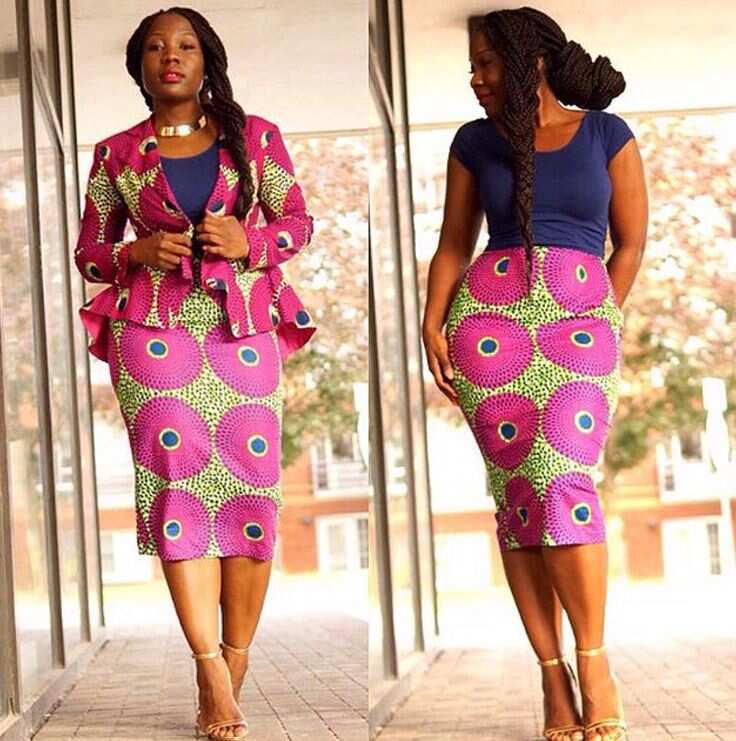 Latest office skirt designs you will adore 