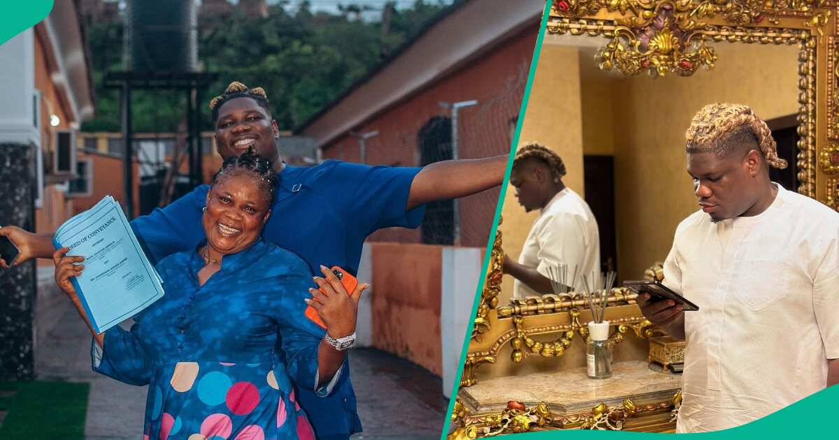 Read the post about how comedian Flowerboy built a house for lovely his mum