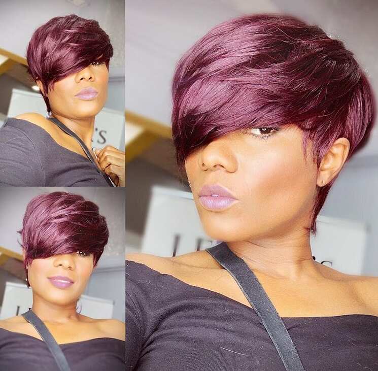 colored hairstyles for black women