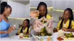 Sophia Momodu shares video of nice broccoli recipe as Davido's daughter Imade turns vegetarian, fans react