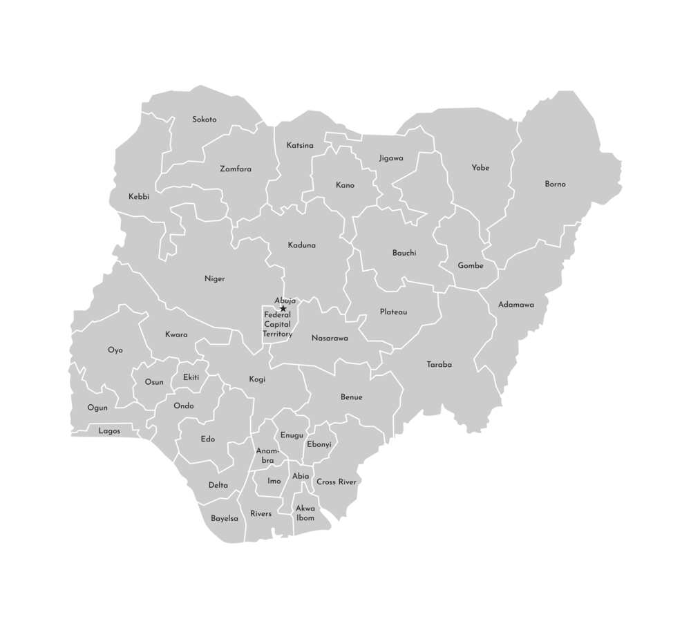 The five South East states in Nigeria The five South East states in Nigeria