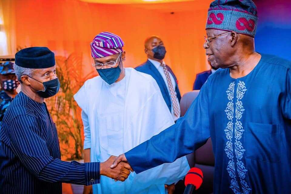 Tinubu, Osinbajo, APC Southwest Presidential Aspirants, Lagos Meeting