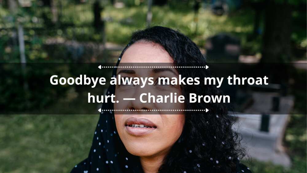 Saddest goodbye quotes