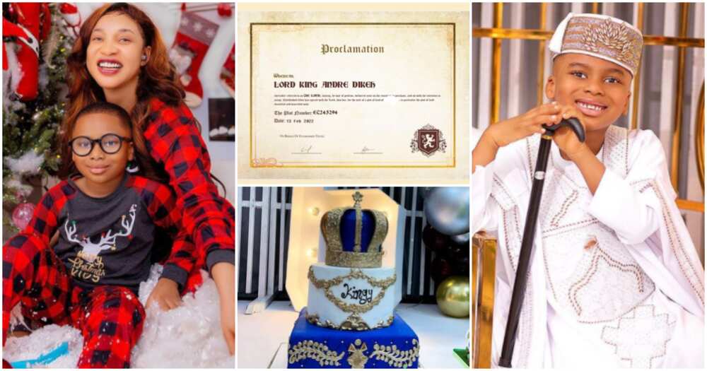 Tonto Dikeh's son clocks 6