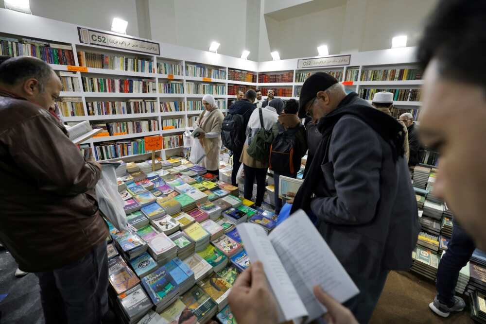 The fair's second-hand book market has become a necessity