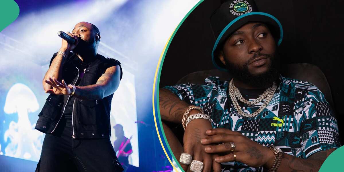 Watch viral video showing Davido's reaction after losing N60m ring during his show in Dubai