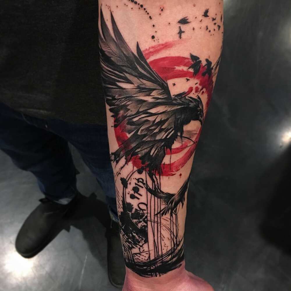 raven tattoo