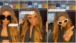 Nigerian fashionista Laura Ikeji's collection of 20 designer glasses worth over N2m in video