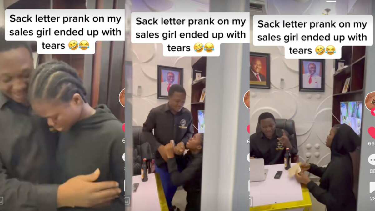 How the prank of an employer with his staff ended in viral sack video