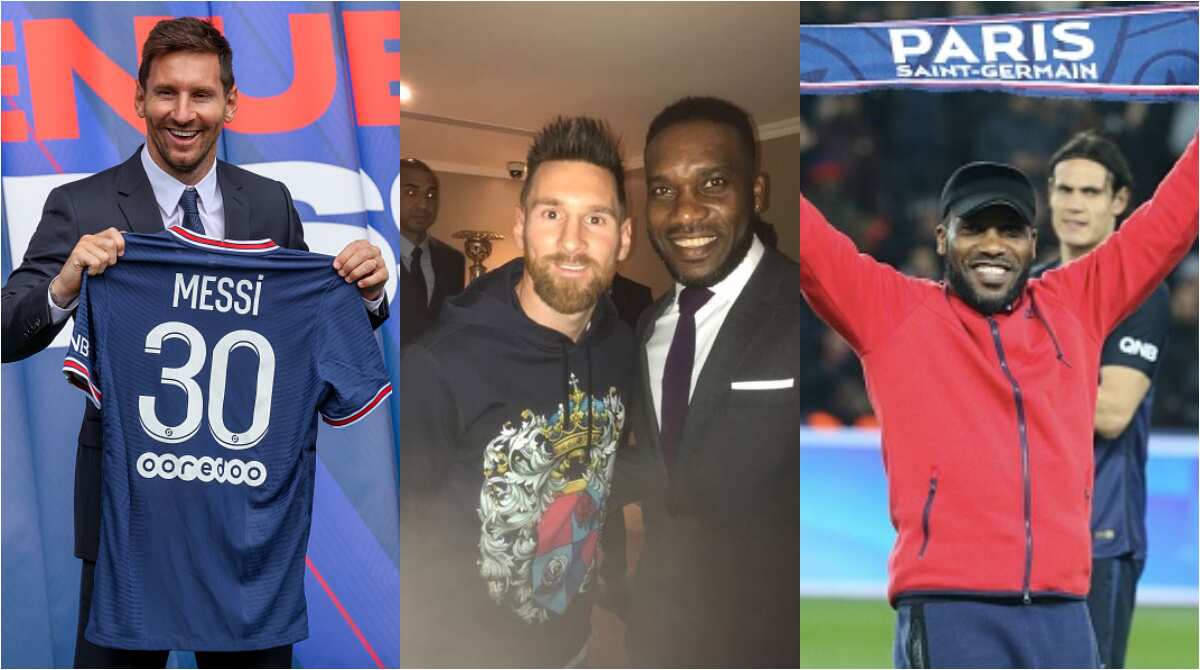 Super Eagles Legend Jay Jay Okocha Shares Heartwarming Statement After Meeting Lionel Messi In Paris Legit Ng
