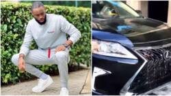 BBNaija's Emmanuel spoils himself with brand new Lexus SUV ride on his 25th birthday, fans congratulate him