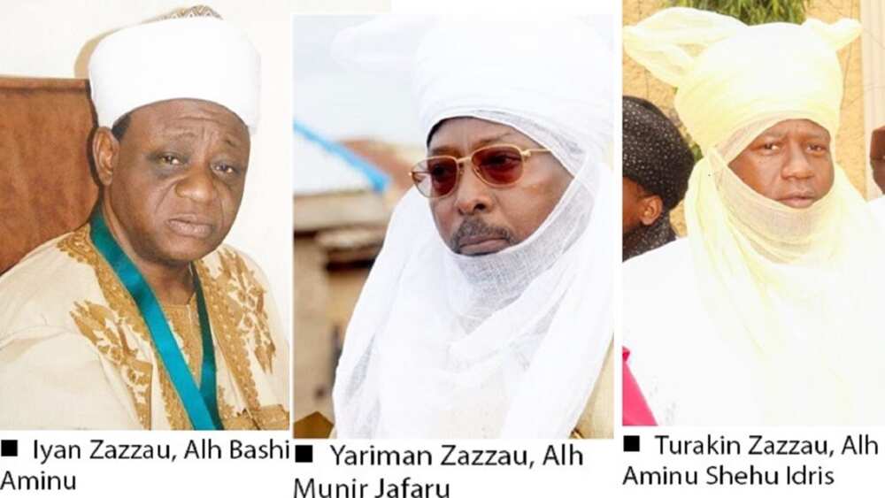 Zazzau emir: Emirate's kingmakers shortlist 3 candidates as Idris' successor