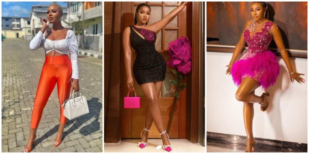 Photos of Nigerian celebrities.