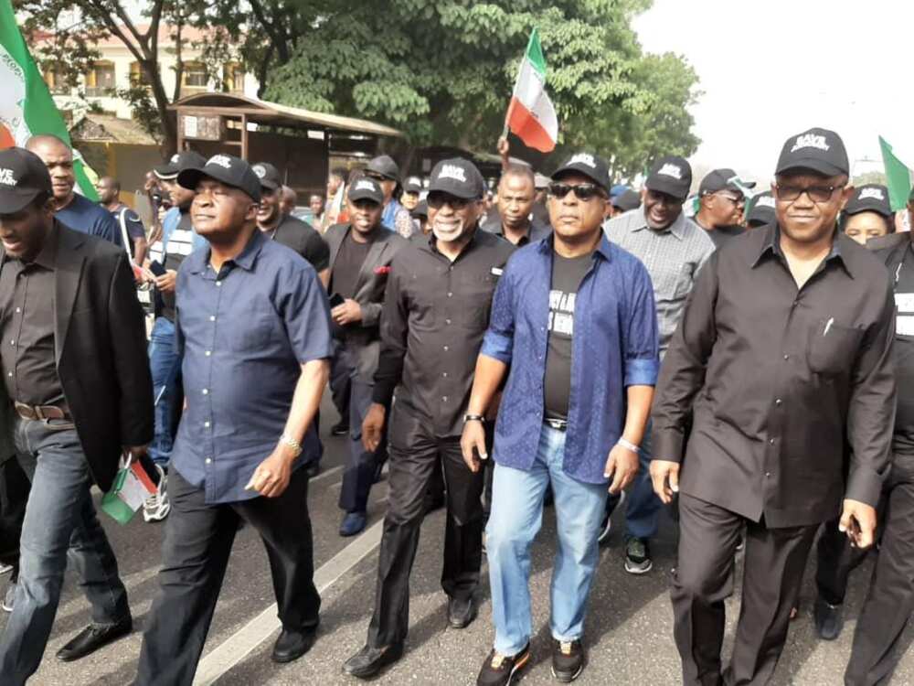 Imo: PDP's protest, a grand plan to overthrow Buhari - Hope Uzodinma alleges