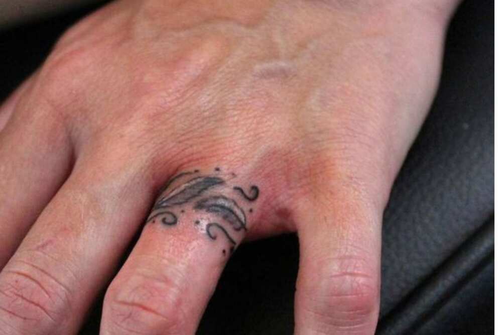 small finger tattoos