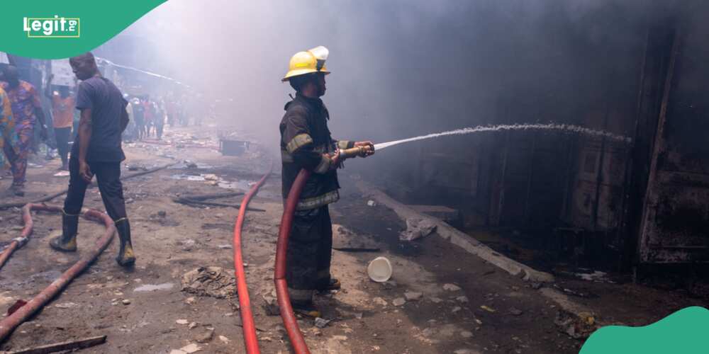 The tragic fire incident occurred in Ikeja area of Lagos state