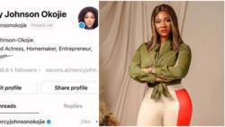 Threads wahala: Mercy Johnson reacts after bagging 66.6k followers on the new social app in less than 24 hours