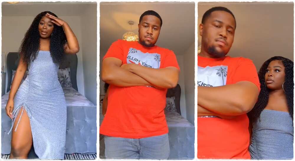 Man blocks his wife's TikTok video. Man blocks his wife's TikTok video.