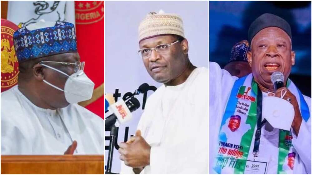 Lawan/Mahmoud Yakubu/Abdullahi Adamu/INEC/APC/2023 elections/Yobe state