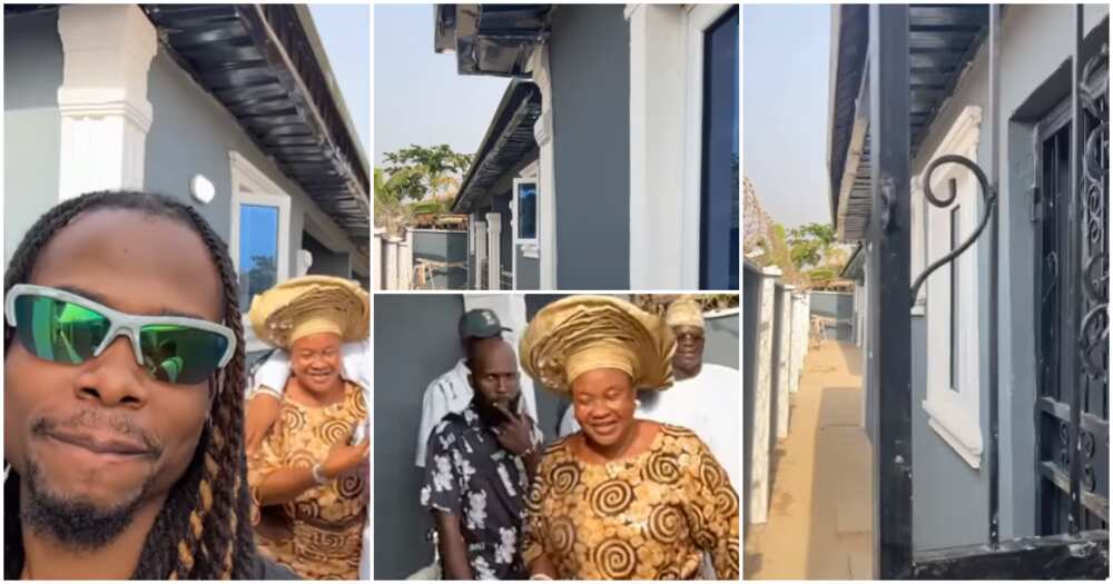Yhemo Lee builds house for mother as birthday gift. Yhemo Lee builds house for mother as birthday gift.